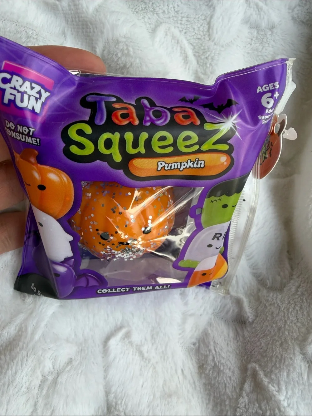 🎃👻 **TABA SQUEEZE THE PUMPKIN – MINI HALLOWEEN SQUISHY!** 👻🎃